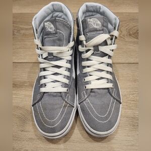 Vans Skate Hi Grey And White